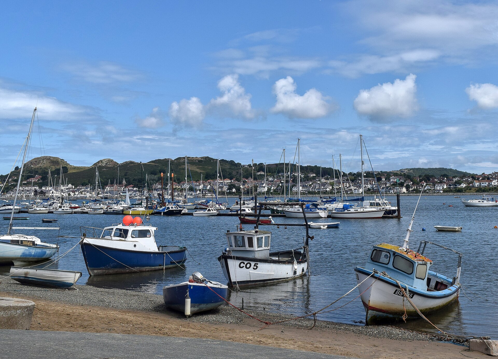 Fishing boats at Conwy harbour   geograph.org.uk   7694024